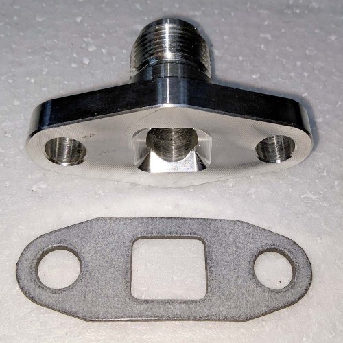 Flange Turbo Oil Return Drain AN10